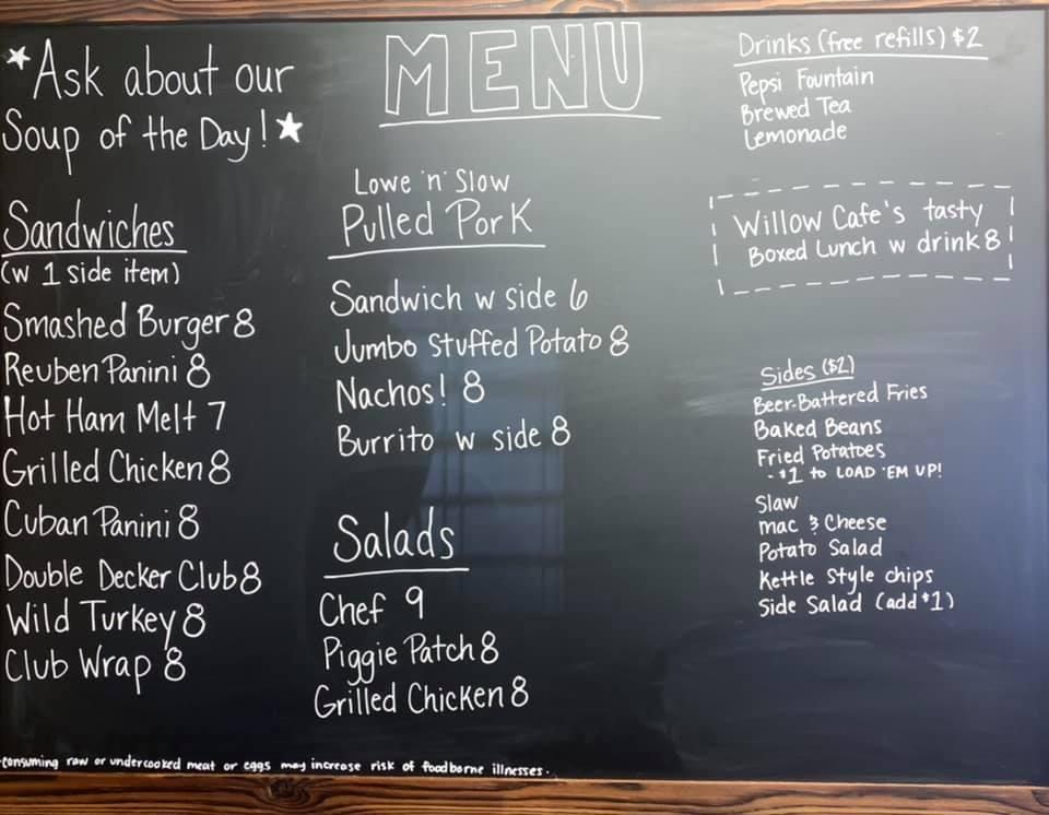 Willow Cafe & Catering Menu image 4